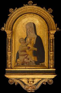 Madonna en Kind, ca. 1470 door Benvenuto di Giovanni