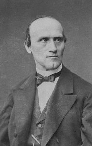 Portret van de componist Friedrich Kiel 1821-1885