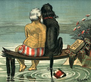 Me and Jack gepubliceerd in Puck Magazine 1884