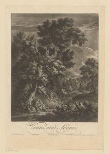 Venus en Adonis door Bernard Lens (II)