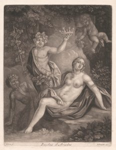 Bacchus en Ariadne door Bernard Lens