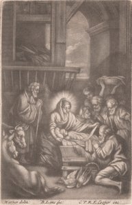 De geboorte van Christus door Bernard Lens