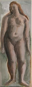 Staande vrouwelijke figuur