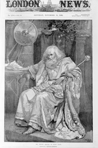 Mr Henry Irving als Koning Lear, 1892