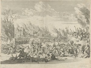Franse wreedheden in Bodegraven en Zwammerdam, 1672 door Bernard Picart (workshop of)