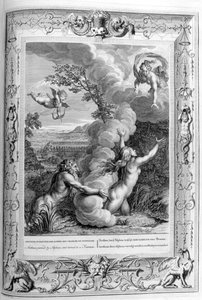 Arethusa achtervolgd door Alpheus en veranderd in een fontein, 1733