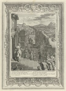 Cassandra voorspelt de val van Troje, 1731