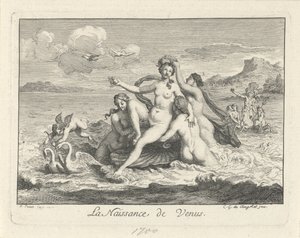 Geboorte van Venus door Bernard Picart