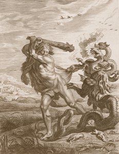 Hercules vecht tegen de Lernische Hydra, 1731
