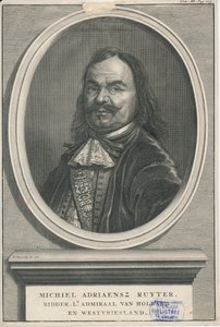 Michiel de Ruyter 1607-1676 Erfgoedcentrum Rozet 300 191 d 2 A-51 door Bernard Picart