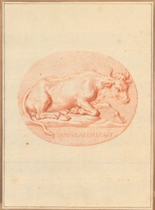 Een van zes cameeën met mythologische en klassieke onderwerpen door Bernard Picart