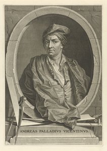 Portret van de architect Andrea Palladio 1508-1580 Na Paolo Veronese, 1716