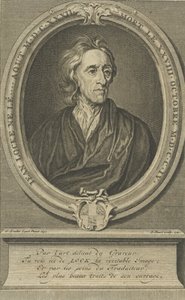 Portret van de arts en filosoof John Locke door Bernard Picart