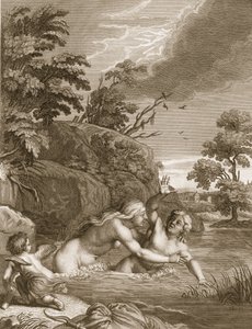 Salmacis en Hemaphroditus verenigd in één lichaam, 1731