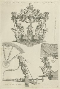 Staatskoets van de hertog van Ossuna, 1713 door Bernard Picart