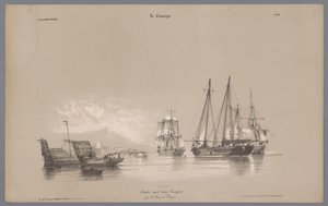 Zeilschepen in de haven