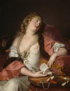 Dame die de Brieven van Heloise en Abelard Leest, c. 1780