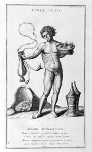 Een voorstelling van juli, 1757