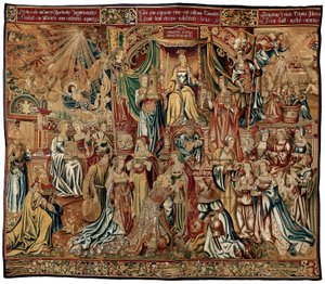 Justitia (Gerechtigheid) uit Los Honores door Bernard van Orley