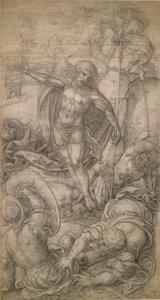 De opstanding van Christus door Bernard van Orley