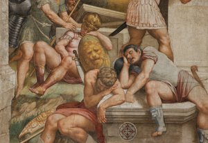 Counterfaccata, Bernardino Gatti, Opstanding 1529, (detail)