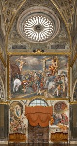 Counterfaccata, IL Pordenone, Kruisiging 1520-21, Afzetting 1522, Bernardino Gatti, Opstanding 1529 door Bernardino Gatti