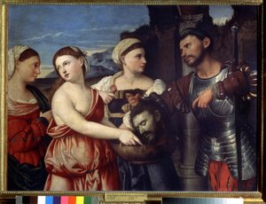 Salome. Salome met het hoofd van Johannes de Doper.