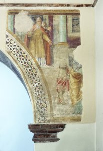 Verdrijving van Sint Joachim uit de Tempel door Bernardino Luini