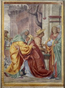Ontmoeting van St. Anna en St. Joachim bij de gouden deur