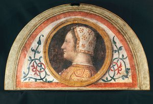 Portret van Bona van Savoye door Bernardino Luini