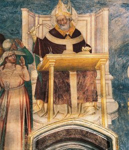 St. Ambrosius door Bernardino Luini