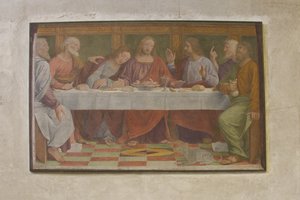 Het Laatste Avondmaal door Bernardino Luini