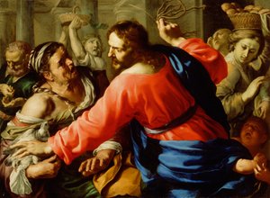 Christus reinigt de tempel, c.1655