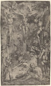De kruisiging door Bernardino Poccetti