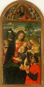 Onze-Lieve-Vrouw van Vrede door Bernardino di Betto Pinturicchio