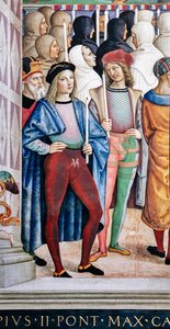 Piccolomini-bibliotheek, zuidwestmuur: 