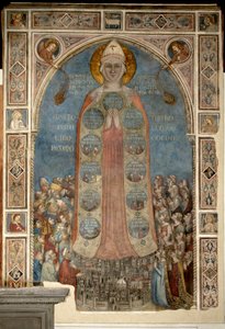 Madonna della Misericordia door Bernardo Daddi (1290-1350)