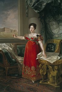 Maria Isabel van Portugal voor het Prado Museum door Bernardo Lopez y Piquer