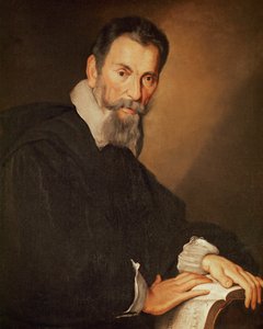 Claudio Monteverdi (olieverf op doek)