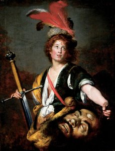 David met het Hoofd van Goliath