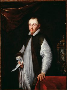 Portret van Kardinaal Ottaviano Raggi door Bernardo Strozzi