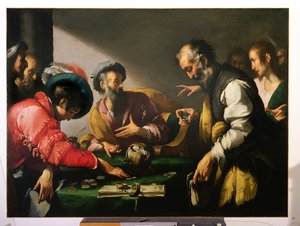 De roeping van St. Mattheüs, ca. 1620 door Bernardo Strozzi