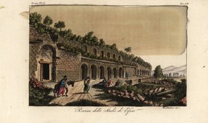 Ruïnes van het stadion in Efeze, Griekenland door Bernardoni Bernardoni