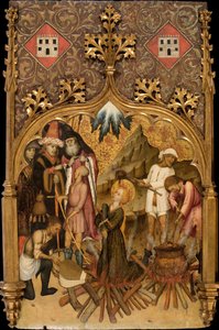 Het Martelaarschap van Sint Lucia, ca. 1440 door Bernat Martorell the Elder