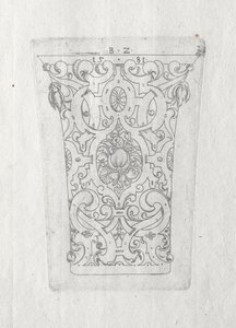 Ornamentale Beker door Bernhard Zan