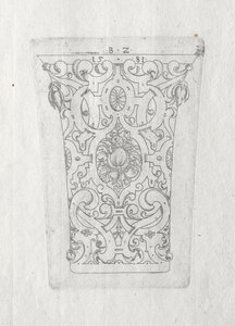 Ornamentale beker, 1581 door Bernhard Zan