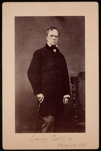Portret van George Catlin 1796-1872, ca. 1867