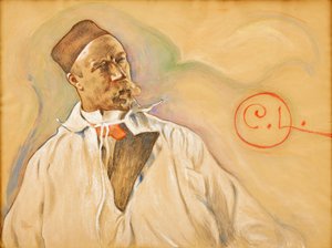 Portret van Carl Larsson 1853-1919 door Bernt Ljungquist