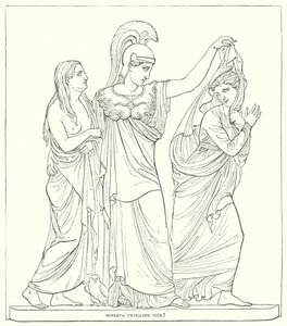 Minerva onthult Ondeugd door Bertel after Thorvaldsen