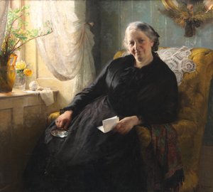 Portret van Cecilie Trier, geboren Melchior